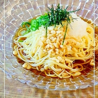 冷やしたぬきパスタ